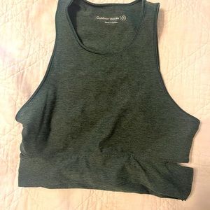 Outdoor Voices Cut Out Sports Bra/Crop Top